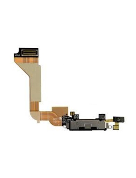 Flex conector carga iPhone 4 negro
