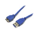 Cable USB 3.0 a Micro USB 3.0 Tipo B  M/M / 1m / Nanocable 10.01.1101-bl