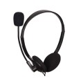 Auriculares Diadema Gembird MHS-123 / Micro integrado flexible / Jack 3.5mm / negro