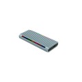 Caja externa SSd M.2 Ngff / NVMe Type-C Usb 3.1 Gen2 / Tooq / RGB / Shinobi / Gris / Tqe-2221G