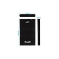 Caja externa aluminio 2.5 USB 3.1 Sata Tooq Negra 9.5mm TQE-2522B