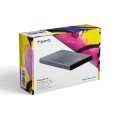 Caja externa aluminio 2.5 USB 3.1 Sata Tooq Gris 9.5mm TQE-2527G