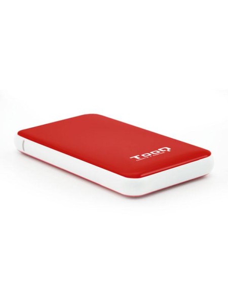 Caja externa 2.5 USB 3.1 gen1 sata Tooq / Rojo / 9.5mm / TQE-2528R