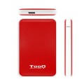 Caja externa 2.5 USB 3.1 gen1 sata Tooq / Rojo / 9.5mm / TQE-2528R