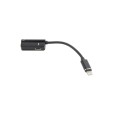 Cable adaptador de audio Iphone Lightning a Jack 3.5mm Negro Hembra