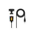 Cable USB a Serie Rs232 M/M+ Adaptador Paralelo Db9 a Db25 H/M / 1.8m / Nanocable 10.03.0002
