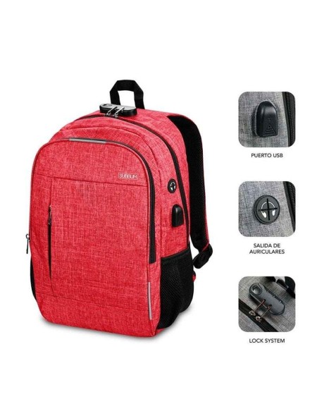 Mochila Subblim Urban Lock System hasta 16