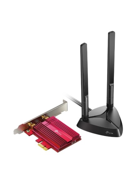 ÷ Pci express wifi 6 dualband y bluetooth 5.0 tp-link archer tx3000e wifi 6 2402 mbps (5 ghz) + 574 mb