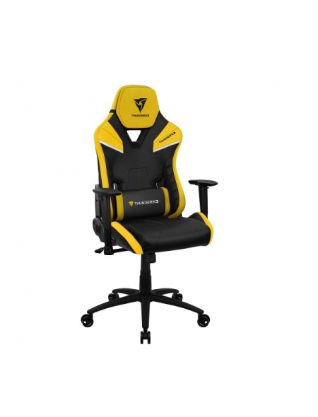 ÷ Silla gamer thunderx3 tc5 dise?o gaming profesional negra con detalles en amarillo sistema air repos