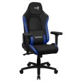 ÷ Silla gaming aerocool crown dise?o premium cuero sintetico aeroweave negra con detalles en azul repo