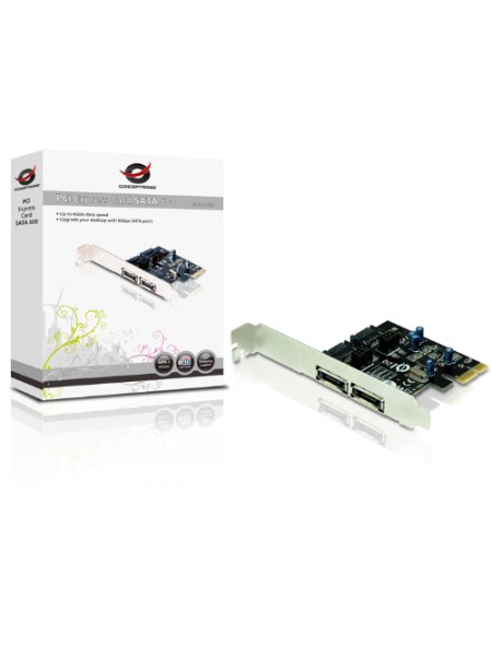 ÷ Controladora pcie conceptronic csata600exi sata-3 por pcie c05-150