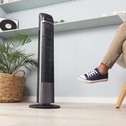 ÷ Ventilador cecotec energysilence 7090 skyline tower fan 76cm de altura 45w 3 velocidades dise?o eleg