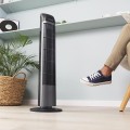 ÷ Ventilador cecotec energysilence 7090 skyline tower fan 76cm de altura 45w 3 velocidades dise?o eleg