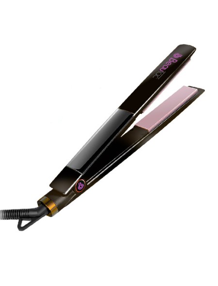 ÷ Plancha de pelo beautac btn500 black pantalla tactil placa ceramica/turmalina tecnologia de iones al