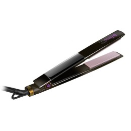 ÷ Plancha de pelo beautac btn500 black pantalla tactil placa ceramica/turmalina tecnologia de iones al