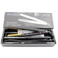 ÷ Plancha de pelo beautac bt5100 black placa ceramica/turmalina tecnologia de iones alisa y ondula 110
