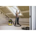 ÷ Aspirador solidos y liquidos karcher wd6ps deposito acero inoxidable 30l filtro plano 1300w cable 6m