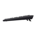 ÷ Teclado trust lyra inalambrico compacto y multidispositivo negro hecho con materiales reciclados