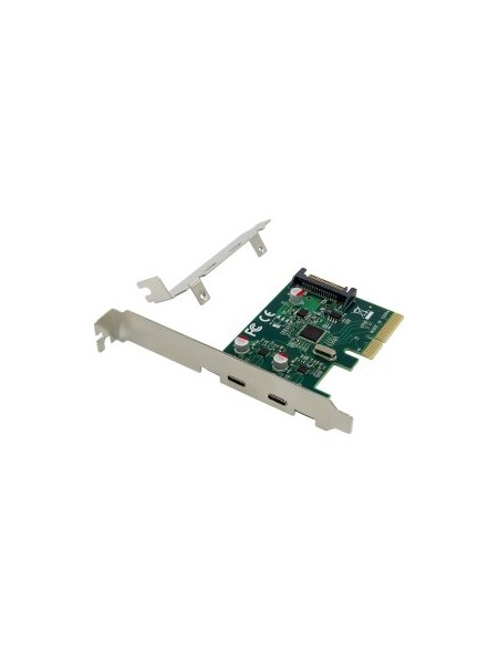 ÷ Controladora pcie conceptronic emrick13g pcie x4 2xusb-c 10gb/s