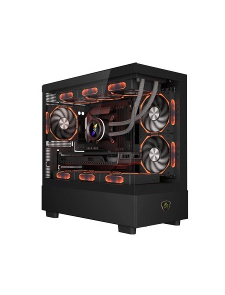 ÷ Caja microatx keep out xc-301 glass 1x3.5? 1x2.5? 1xusb2.0 1xusb3.0 gpu max420mm cristal templado ne