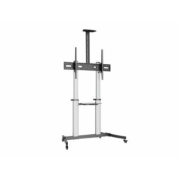 ÷ Soporte de suelo con ruedas equip para pantallas de 60-100