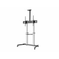 ÷ Soporte de suelo con ruedas equip para pantallas de 60-100
