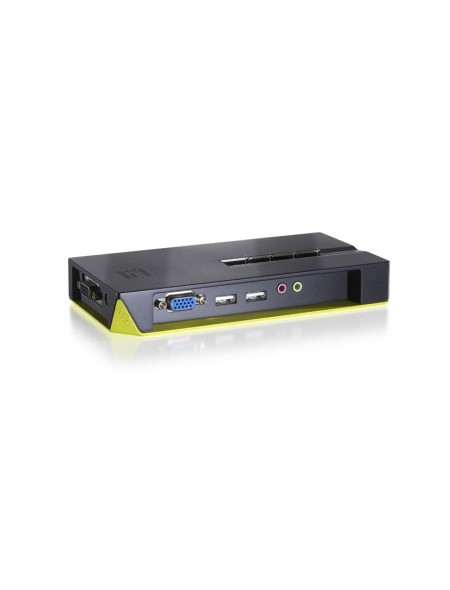 ÷ Conmutador automatico sobremesa level one v/t/m 1a4 cpus usb con audio cables incluidos