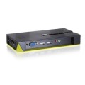 ÷ Conmutador automatico sobremesa level one v/t/m 1a4 cpus usb con audio cables incluidos