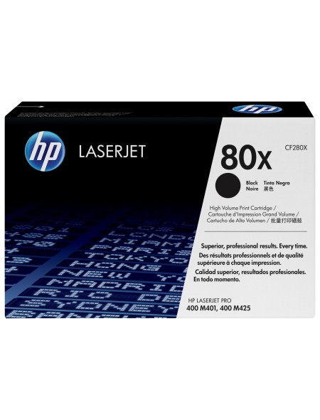 ÷ Tóner original hp cf280x negro 80x 6.900 páginas