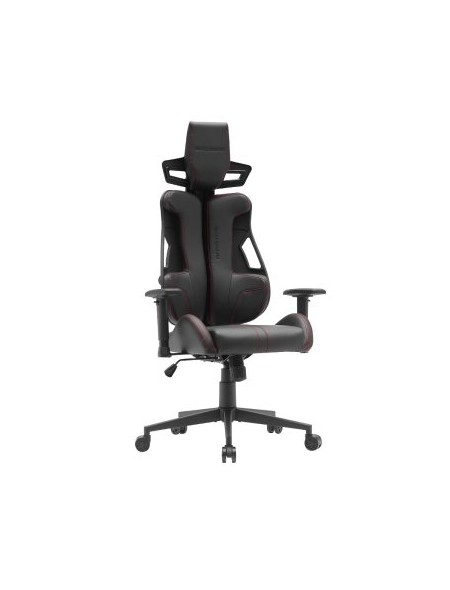 ÷ Silla ergonomica mars gaming  mgcelitebr cuero pu piston de gas clase 4 mas 150kg negro costuras roj