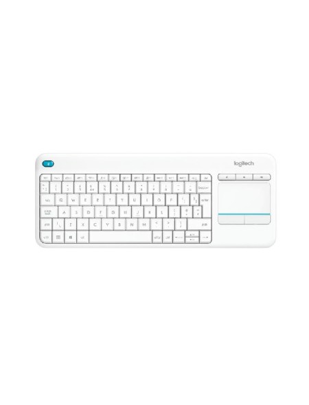 ÷ Teclado logitech wireless k400 white plus touch pad us int'l p/n:920-007146