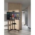 ÷ (km0) soporte de suelo con ruedas equip para pantalla de 37