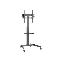 ÷ (km0) soporte de suelo con ruedas equip para pantalla de 32
