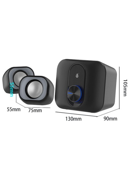 Altavoces 2.1 NF4082 / 11w / Usb 2.0 / Jack 3.5mm / Negro / One+