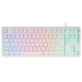 ÷ Teclado h-mech gaming mars gaming mk023 color blanco tama?o compacto tkl iluminacion rgb