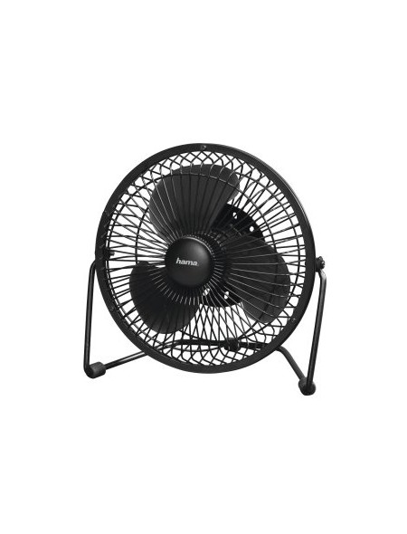 ÷ Ventilador de sobremesa hama usb 15cm metalico color negro