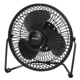 ÷ Ventilador de sobremesa hama usb 15cm metalico color negro
